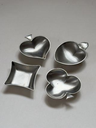Set of Four Pewter Dishes by Just Andersen, Denmark