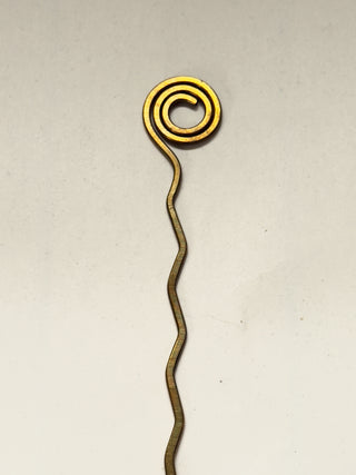 Sculptural Brass Candle Snuffer