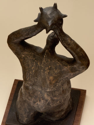 Bronze Sculpture on Wooden Plinth (reserved)
