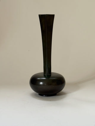 Sculptural GAB Bronze Vase, 1930s
