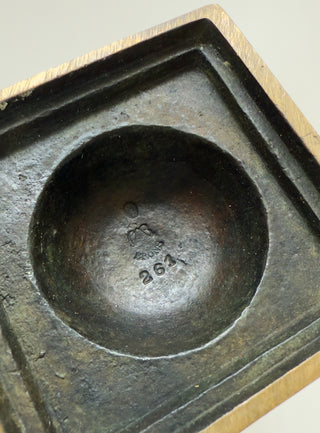 Bronze Vase by GAB, 1930s