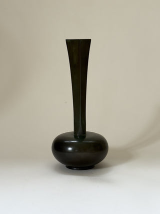 Sculptural GAB Bronze Vase, 1930s