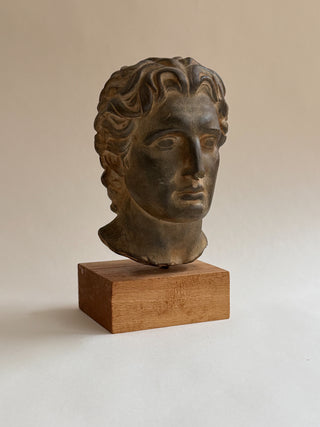 Sculptural Bust on Wooden Plinth