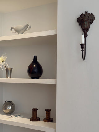 Neoclassical Bronze Candle Sconce