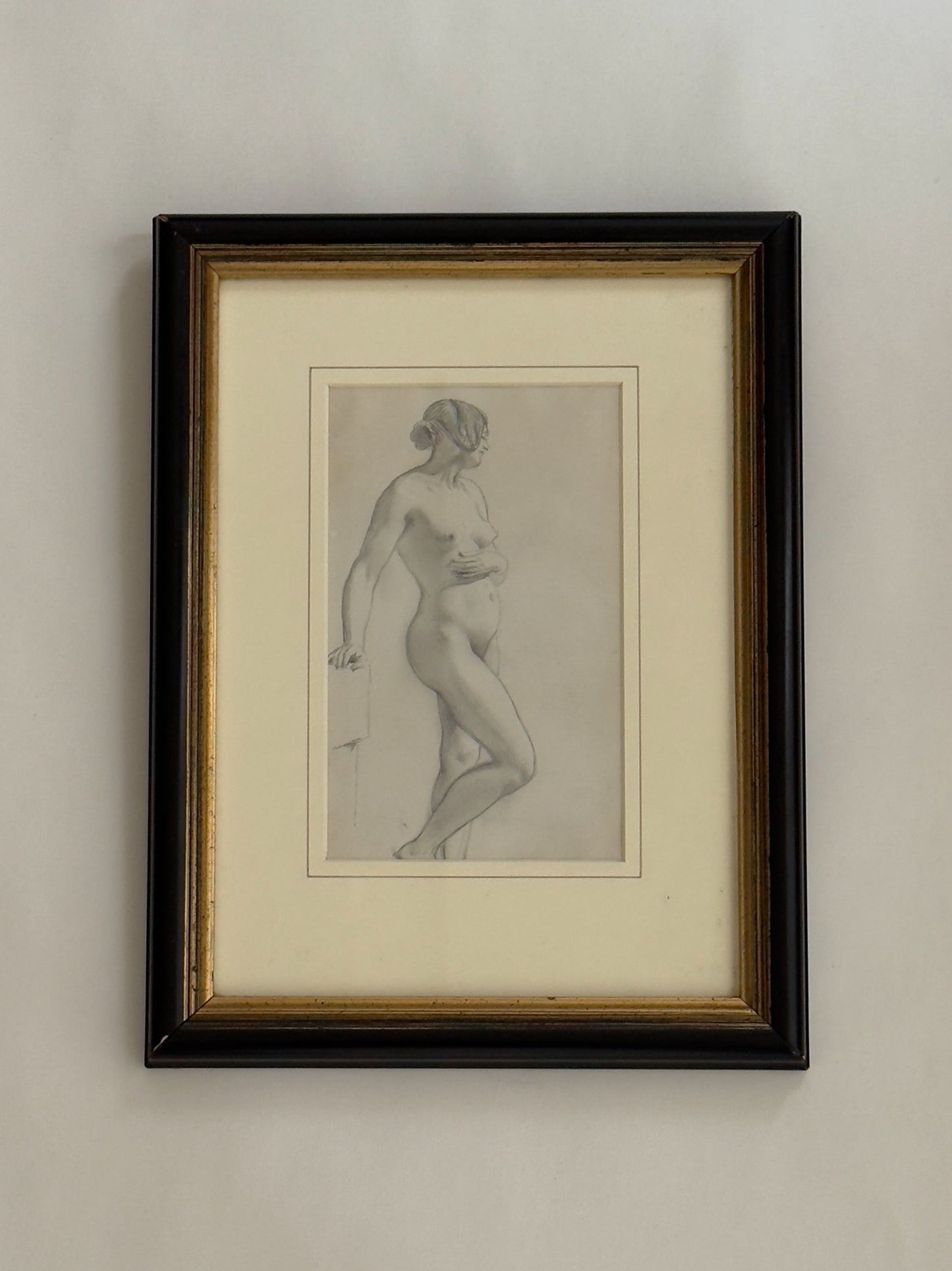 19th-Century Nude in Profile