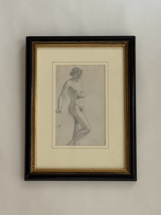 19th-Century Nude in Profile