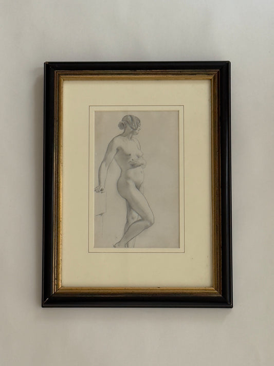 19th-Century Nude in Profile