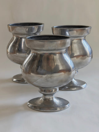 Cast Aluminium Modernist Vase