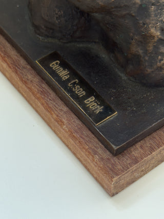 Bronze Sculpture on Wooden Plinth (reserved)