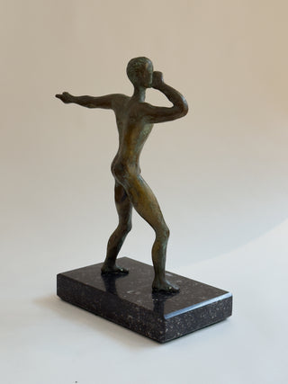 Bronze Sculpture The Silent Herald by E. van Daalen (reserved)