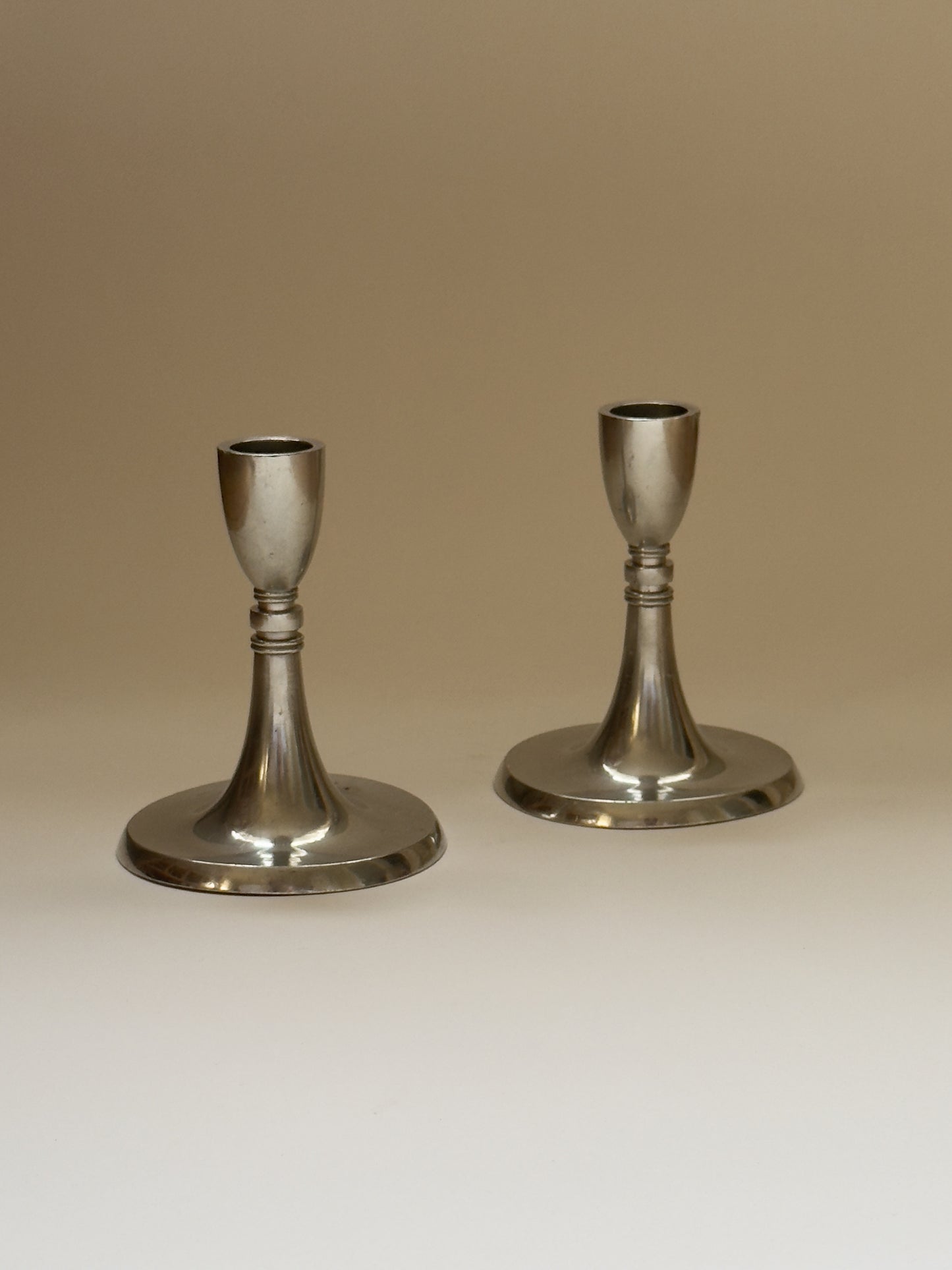 Just Andersen Pewter Candlesticks