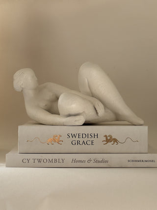 Reclining Female Figure Sculpture, Jan Keustermans