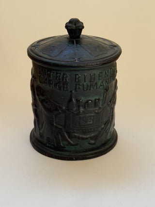 Antique Cast Iron Tobacco Jar I