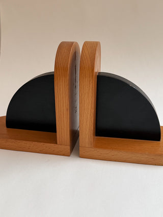 Pair of Wooden Art Deco Bookends