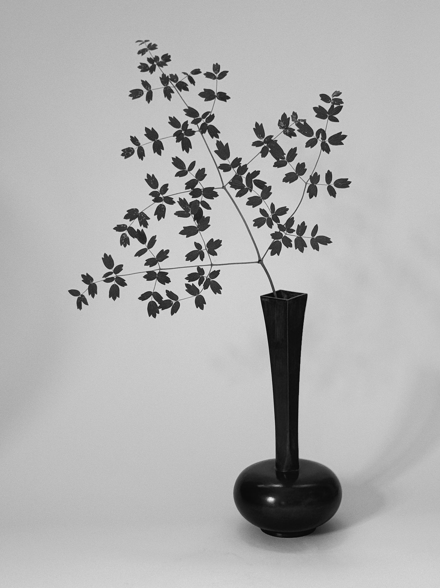 Sculptural GAB Bronze Vase, 1930s