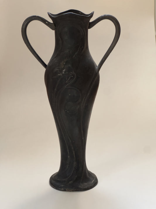 Art Noveau Pewter Vase