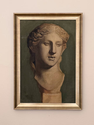 Antique Bust, Academic Study, Circa 1900