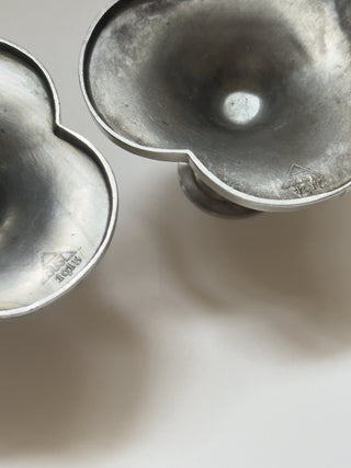 Pair of Pewter Candlesticks by Just Andersen