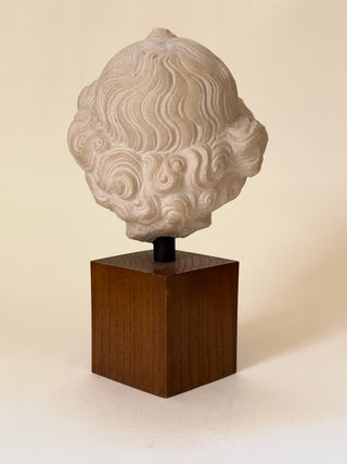 Plaster Sculpture on Wooden Base, c. 1920