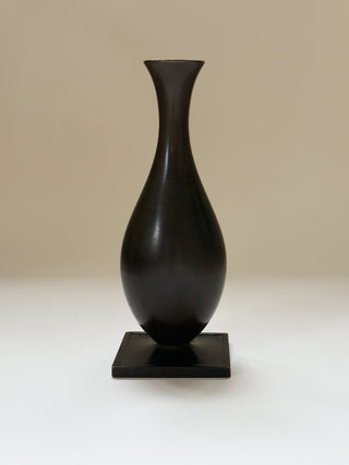 Bronze Vase by GAB, 1930s