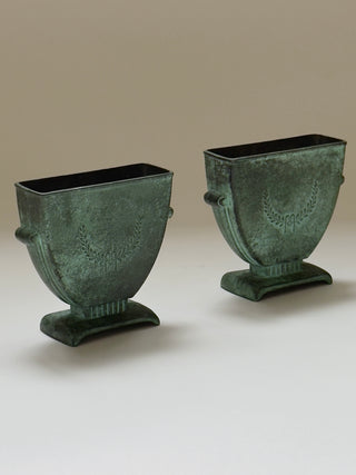 Pair of Urns/Vases by CG Hallberg, Swedish Modern, c. 1940s
