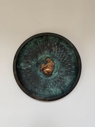 Art Deco Bronze Plate
