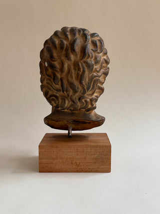 Sculptural Bust on Wooden Plinth