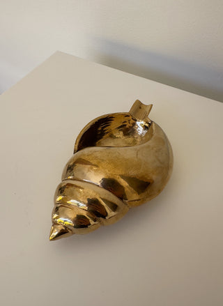 Vintage brass shell