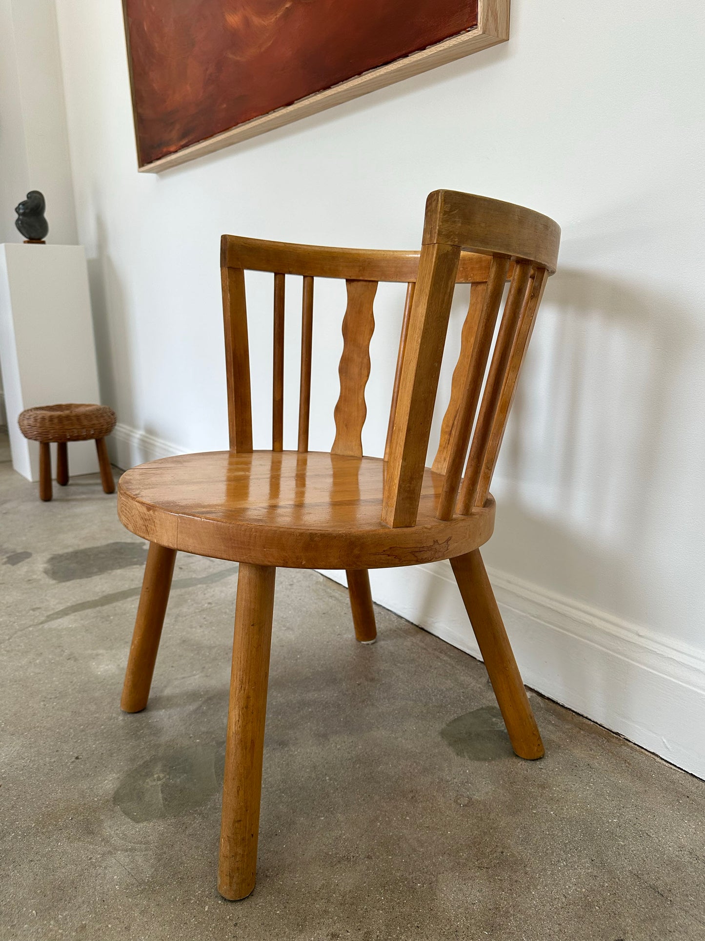 Vintage 'Sportstugemöbel' chair